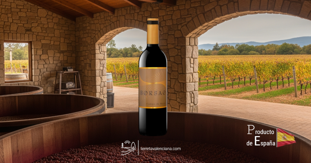 Vino tinto Borsa Campo de Borja de Aragón botella