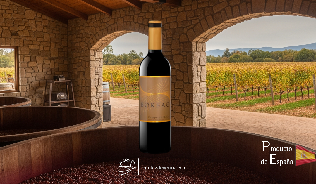 Vino tinto Borsa Campo de Borja de Aragón botella
